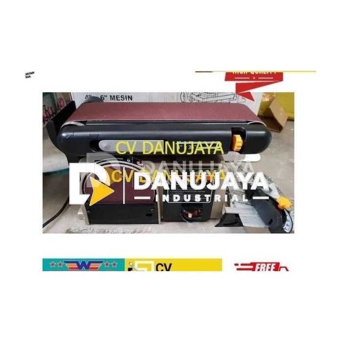 Bench Belt sander mesin duduk amplas Sabuk rotary grinding WIPRO