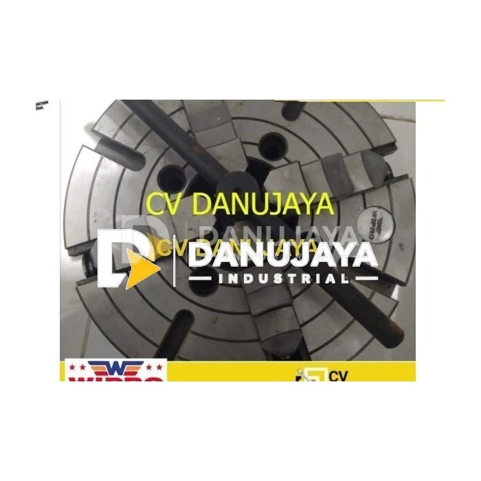 Catok Claw Chuck Kepala Mesin Bubut 4 Kaki 12 inchi 300mm Wipro
