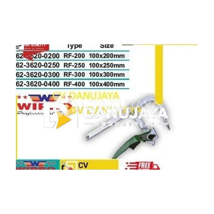 Catok Jepit Catokan Kayu Besi F Steel Type Ratchet RF-300 WIPRO