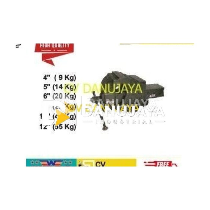 Catok Paron Ragum Besi Body All Steel Size 5 inch WIPRO