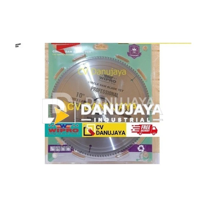 Circle Saw Blade TCT for Aluminium TH3 10 Inch 255mm x 120 T Wipro CSA