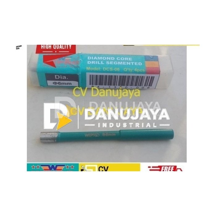 Diamond Core Drill Segmented DSC 06 Wipro 6mm Bor Granit 6mm