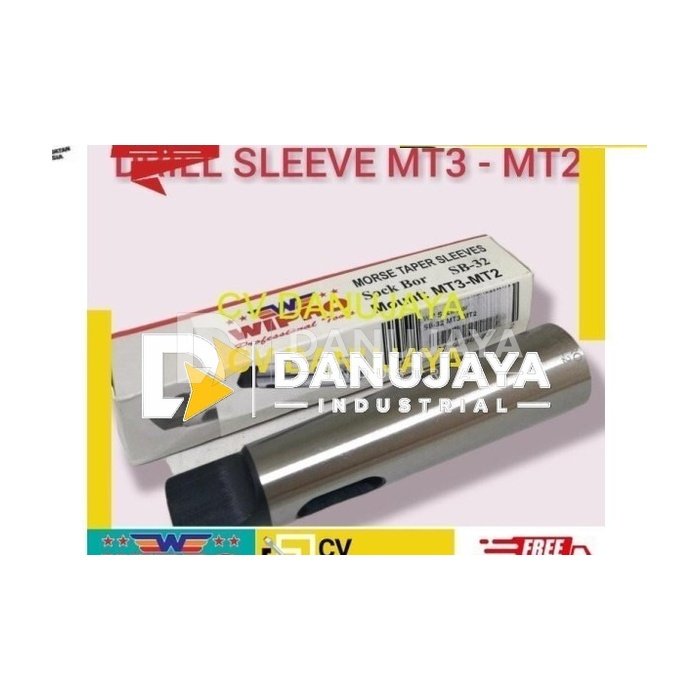 Drill sleeve WIPRO MT3 - MT2 morse taper sleeve sock bor