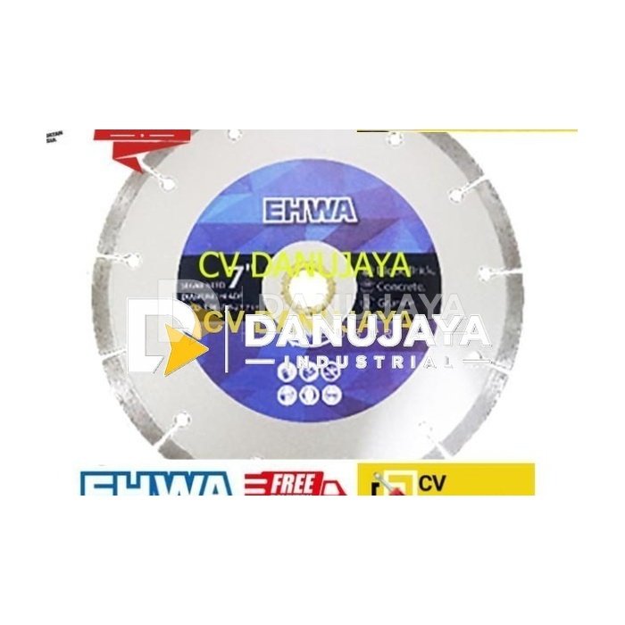EHWA - DIAMOND SEGMENT Mata Pisau Coring Potong (WHITE) - 9"