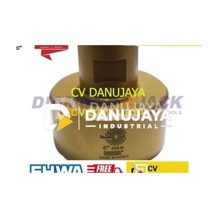 EHWA - Gold Coupling for Diamond Core Drill Mata Coring Bors - 25.7 mm