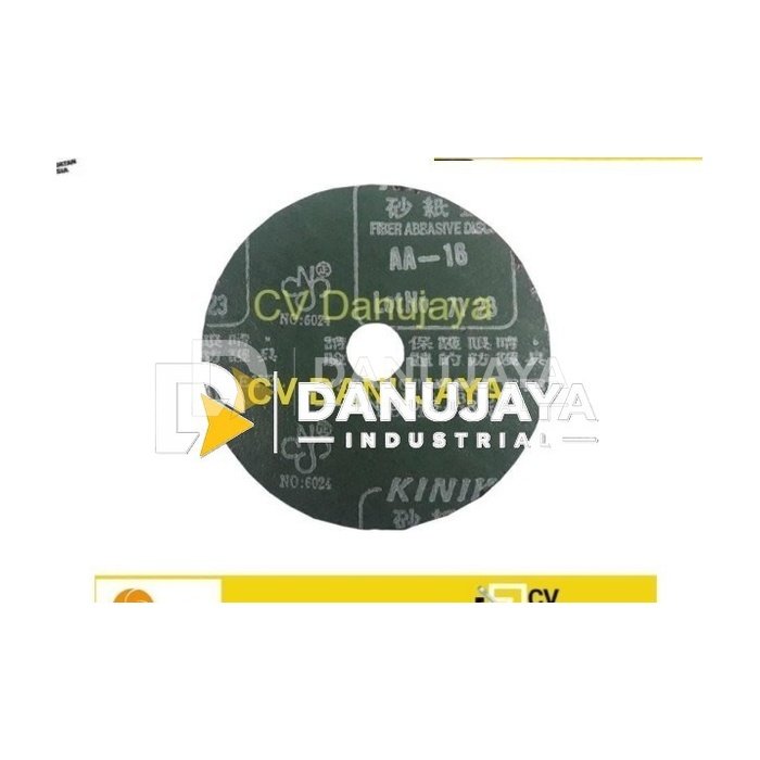 Fibre Abrasive Disc Amplas Bulat Fiber 7 inch KINIK AA - Grid 16