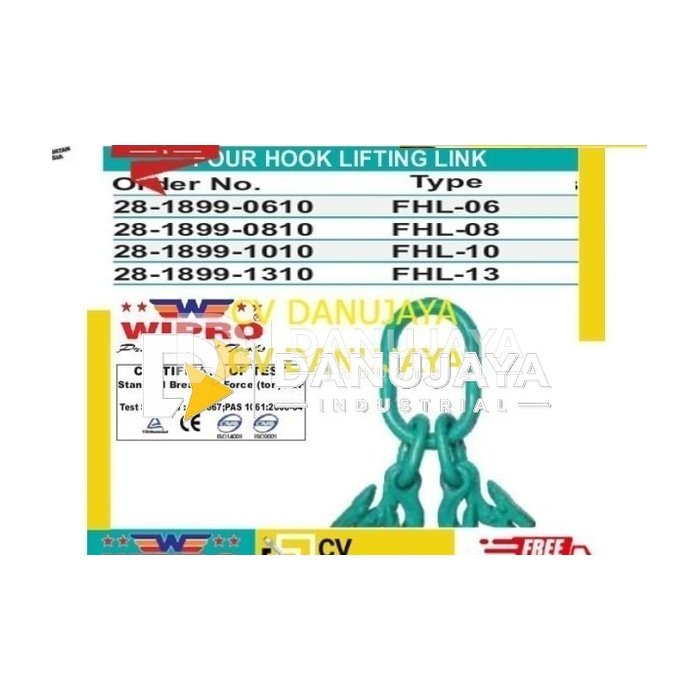 Four For Empat hook lifting link FHL 08 Wipro