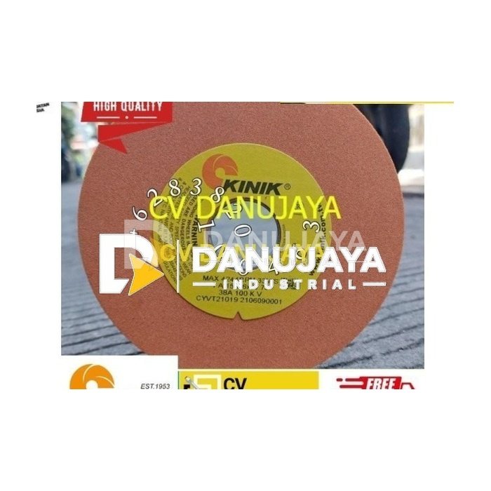 Grinding Wheel 38A 150 x 6 x 31.75 - Batu Gerinda KINIK Orange 80KV1A