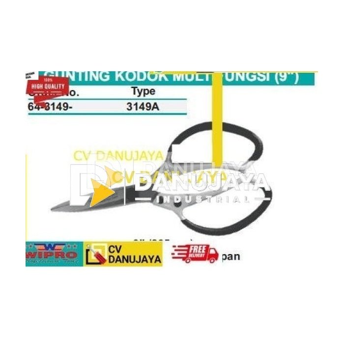 GUNTING KODOK MULTIFUNGSI (9") WIPRO