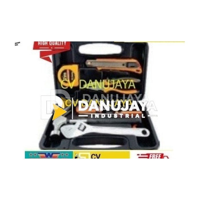 Hand Tool Kit Set Box 8 pcs TS-008 WIPRO / Toolkit Toolbox ToolSet Box
