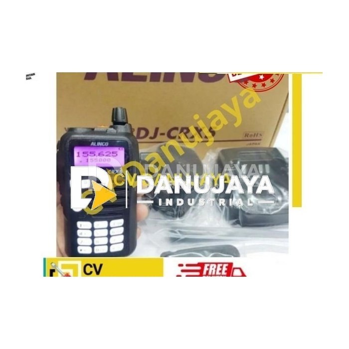 HT HANDY TALKY ALINCO DJ-CRX5 DUALBAND VHF UHF ORIGINAL
