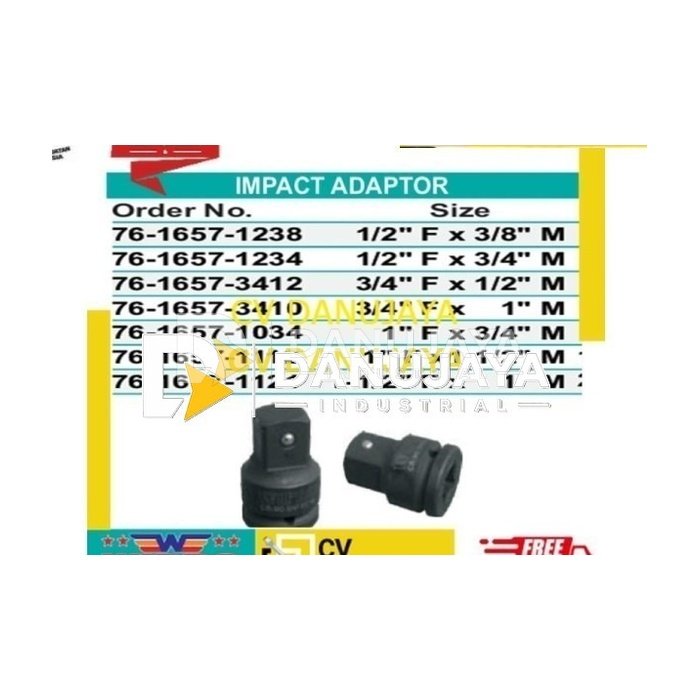 Impact Adaptor Impek Adapter 1" F X 3/4" M Wipro