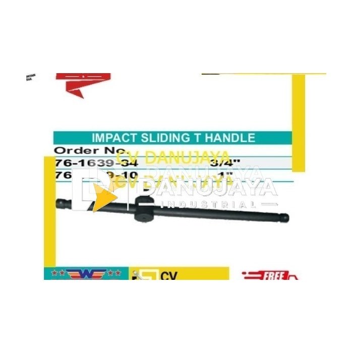 impact Sliding T handle 3/4" Wipro