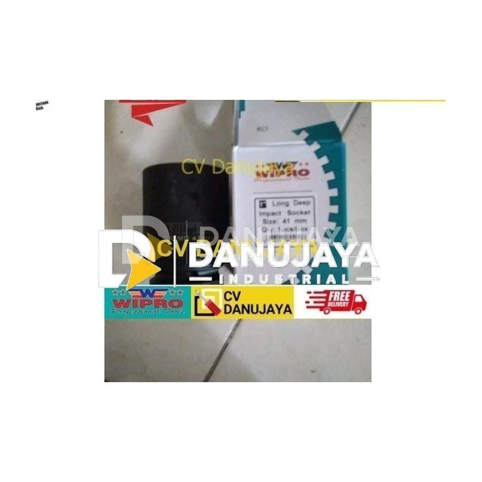INDUSTRIAL TOOLS IMPACT DEEP SOCKET MATA KUNCI SOK SOCK 1 " 41MM WIPRO