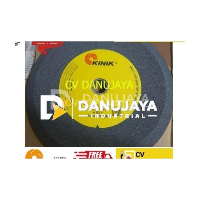 kinik grinding wheel 1D 8" x 1/2" x 3/4" A80kv