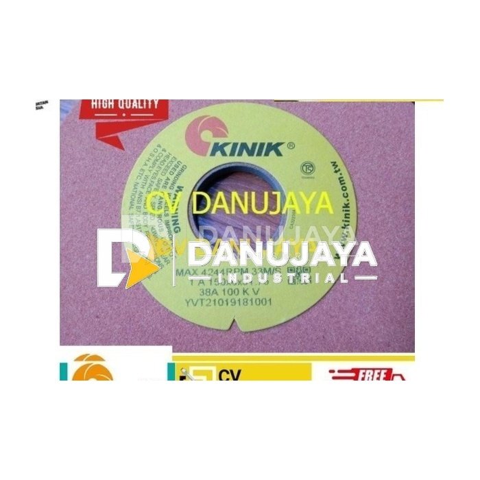 KINIK Grinding Wheel 38A 150 x 6 x 31.75 - Batu Gerinda KINIK Orange