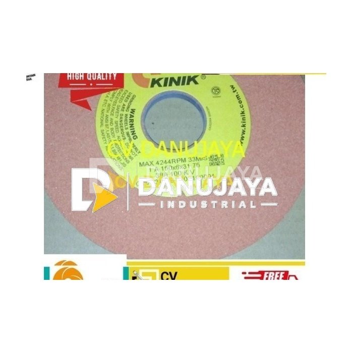 KINIK Grinding Wheel Batu Gerinda KINIK 150 x6x 31.75 Orange wa 100 KV