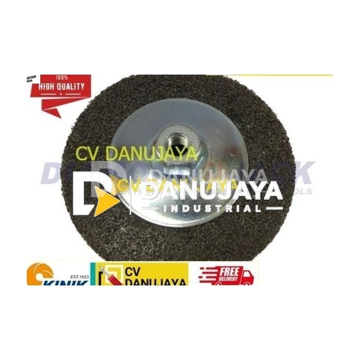 Kinik Sikat Non Woven Non Woven Grinding Dish VNP Type 4 Inch