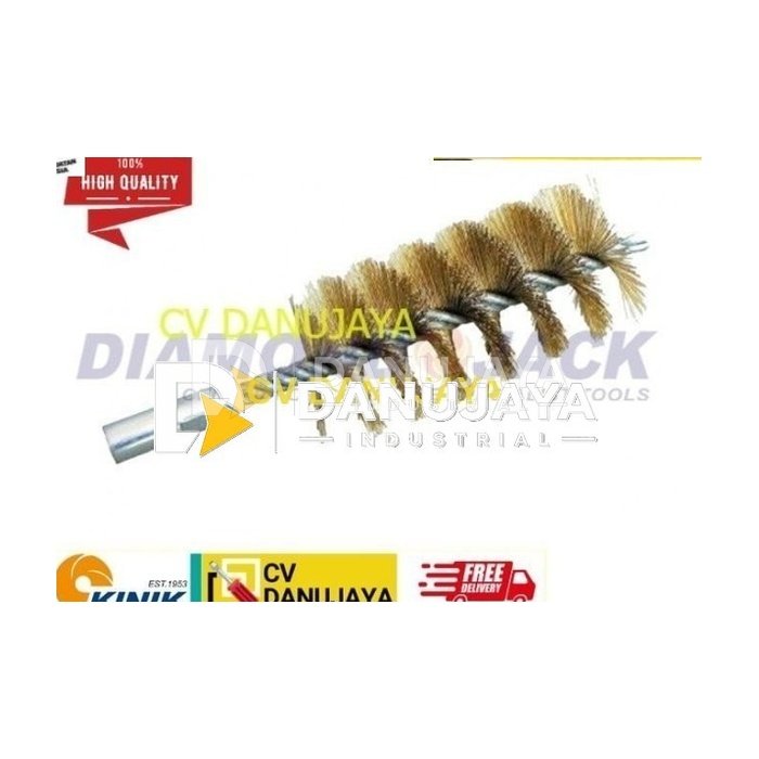 Kinik Sikat Pipa Tube Brushes With Thread Kuningan - TTB - 14
