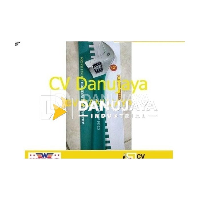 Kunci Inggris Wipro 12" Adjustable Wrench / Kunci Bago