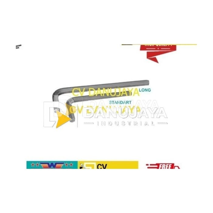 Kunci L 4mm 4.0mm pendek WIPRO