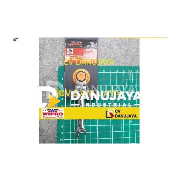 Kunci Ring Pas Ringpas Cebol Rachet Flexible Size 7 mm Wipro KCR100
