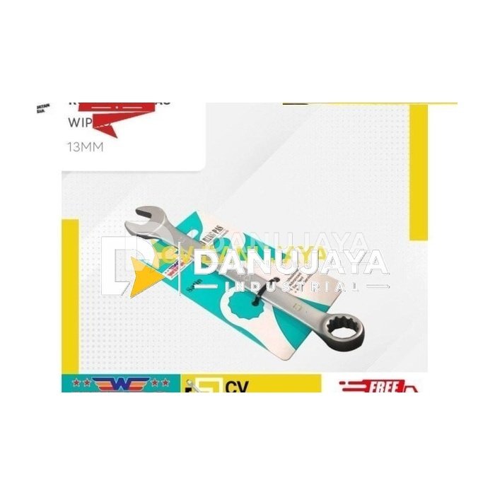 Kunci Ring Pas Satin -CRV Size 13 mm - Wipro