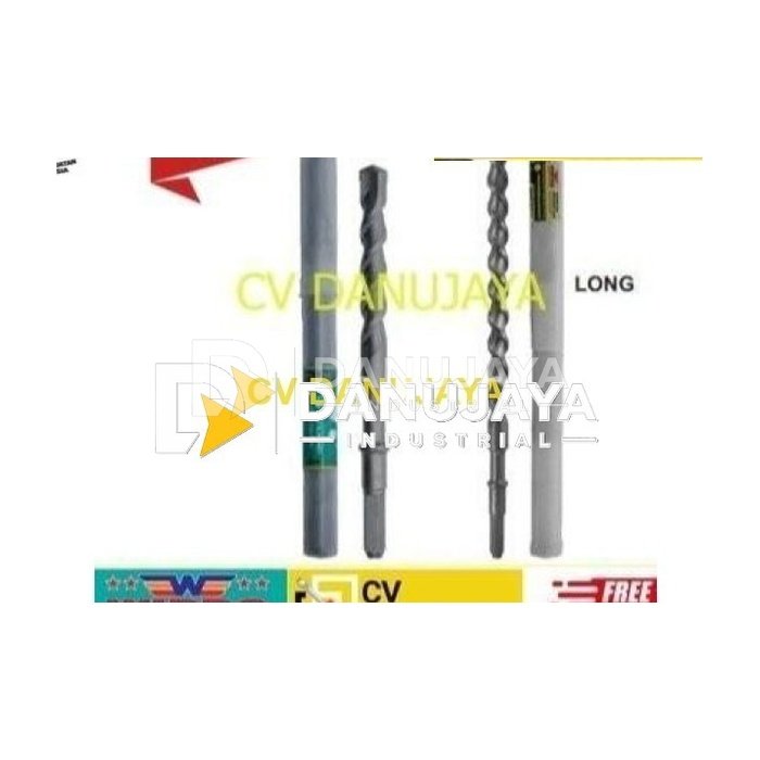MATA BOR BETON MODEL HEXAGON WIPRO HEX SHANK CONCRETE DRILL BIT - 25MM x 505 mm LONG