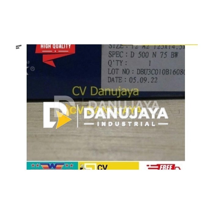 Mata Gerinda Gurinda Diamond Wheels 125x14.5x20.00 Kinik