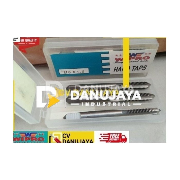 MATA HAND TAP HANDTAP WIPRO M6 x 1,0 1.0 M 6 x 1,0 1 6X1 SET 3PCS