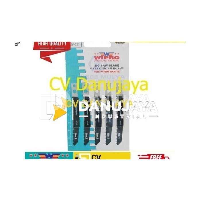 Mata Jigsaw Blade Wipro No. 1 / Mata Gergaji Kayu HSS