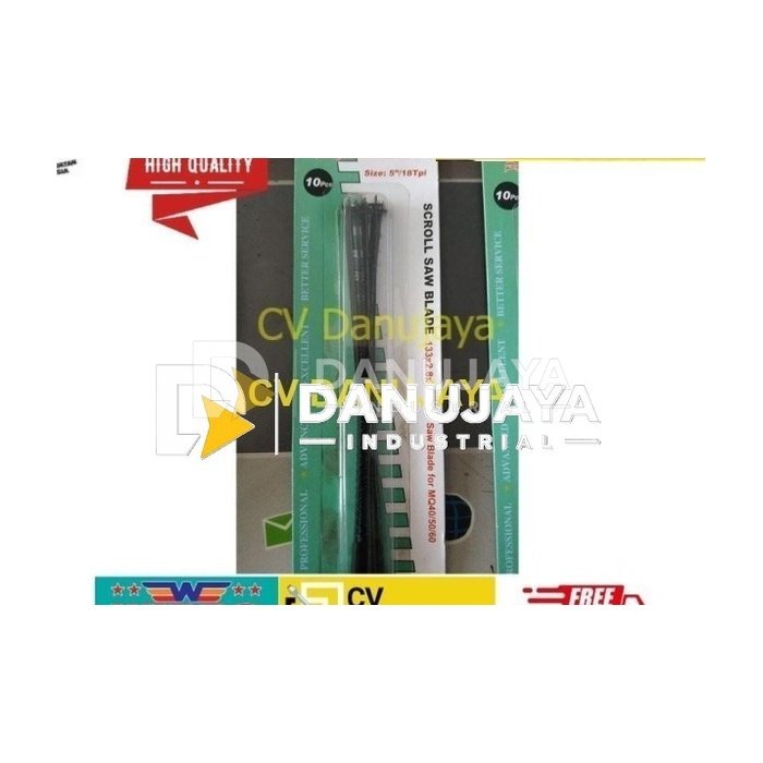 Mata Scroll saw Scrollsaw blade untuk MQ 40 50 60 wipro isi 10 pcs