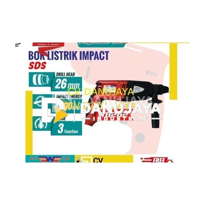 Mesin Bor Listrik SDS 26mm WIPRO W6262