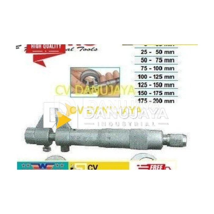 Micrometer Caliper Mikrometer Dalam Inside Size 125 - 150 mm WIPRO