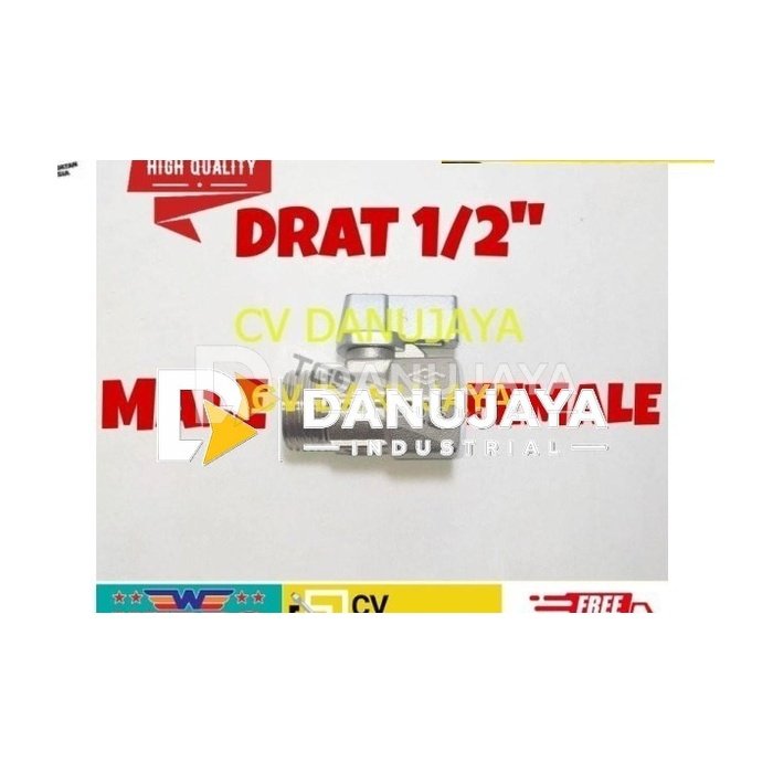 MINI BALL VALVE 1/2" - STOP KRAN 1/2" FM FULL KUNINGAN - SAILING