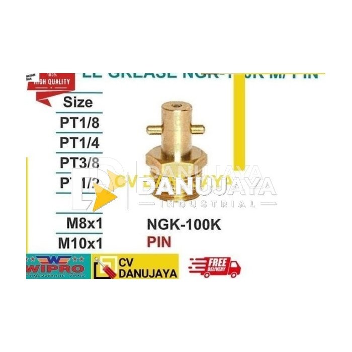 Naple Nepel Niple Grease NGK-100K Model Pin - Wipro PT1/4