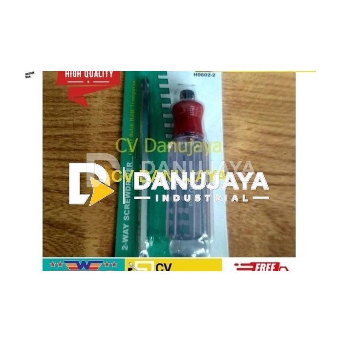 Obeng bolak-balik 6,3x128mm WIPRO two way SCREWDRIVER