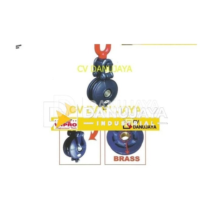 Oval Eye Snatch Block 5 Inch 3 Ton Wipro