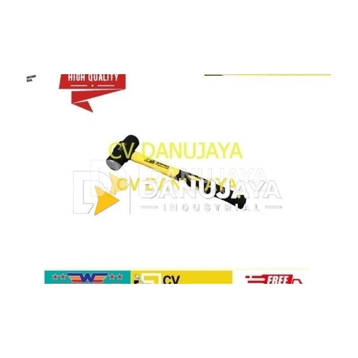 Palu Batu Handle Fiber Lapis PVC WP-H704G WIPRO