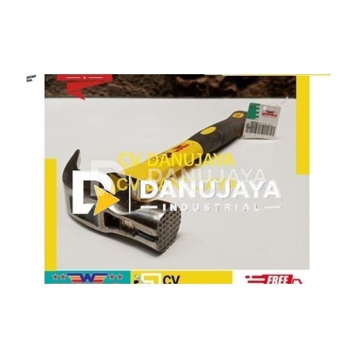 palu cungkil Hammer gagang fiber magnet WIPRO 8 OZ inch