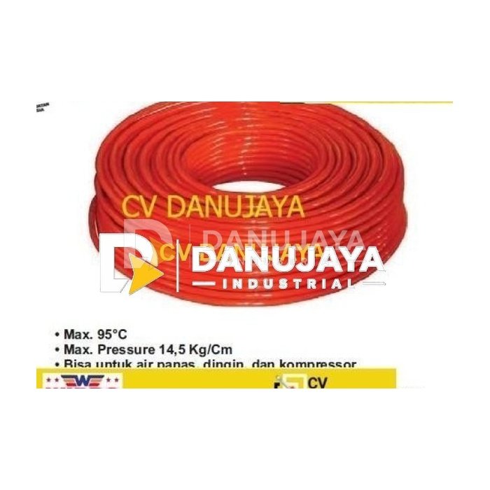 Pipa Karet Water Heater selang air Panas 1/2"x 40M Sailing WIPRO 1418