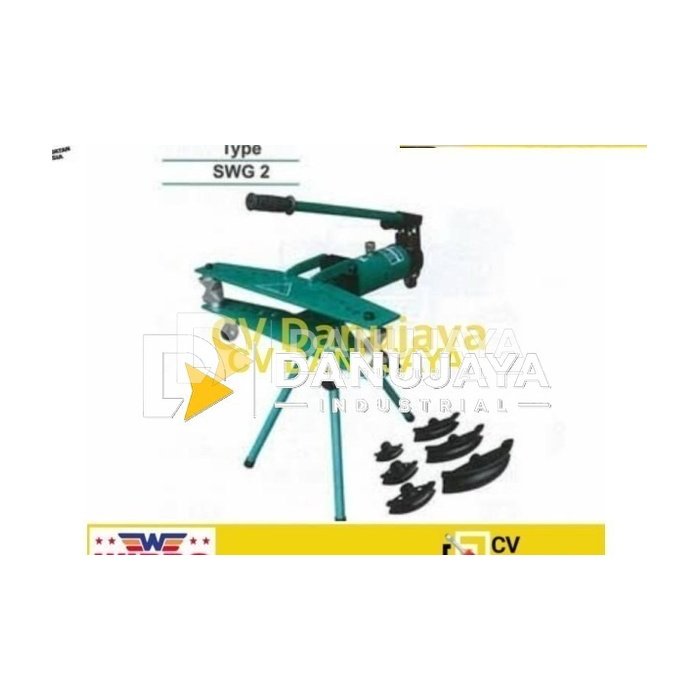 Pipe Bender Hydraulic Alat pembengkok pipa Hidrolis 9 Ton Wipro SWG 2