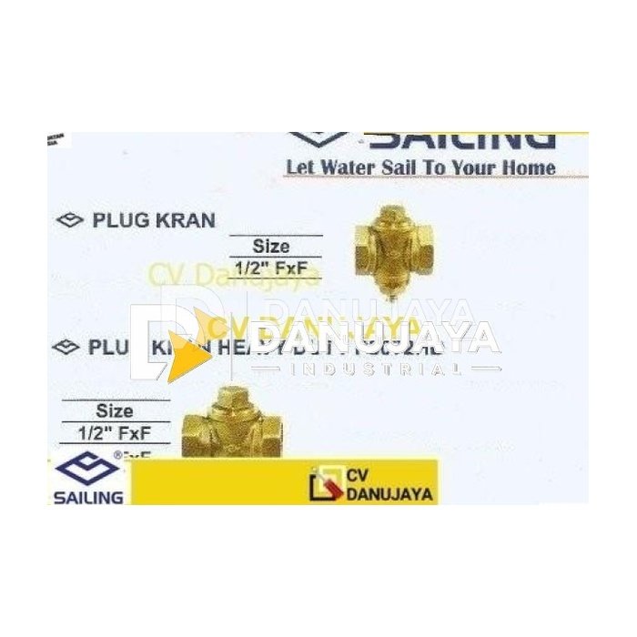Plug Kran Size 1/2 Inch FxF Sailing