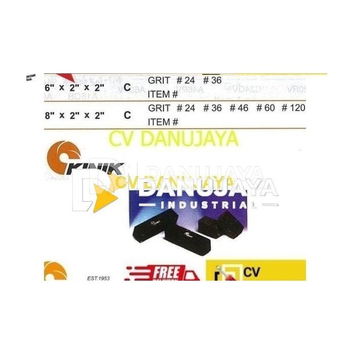 Rubbing Brick 6" inch Inch Grit 24 Kinik