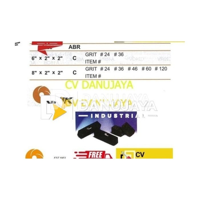 Rubbing Brick 8 inch Grit 36 Kinik