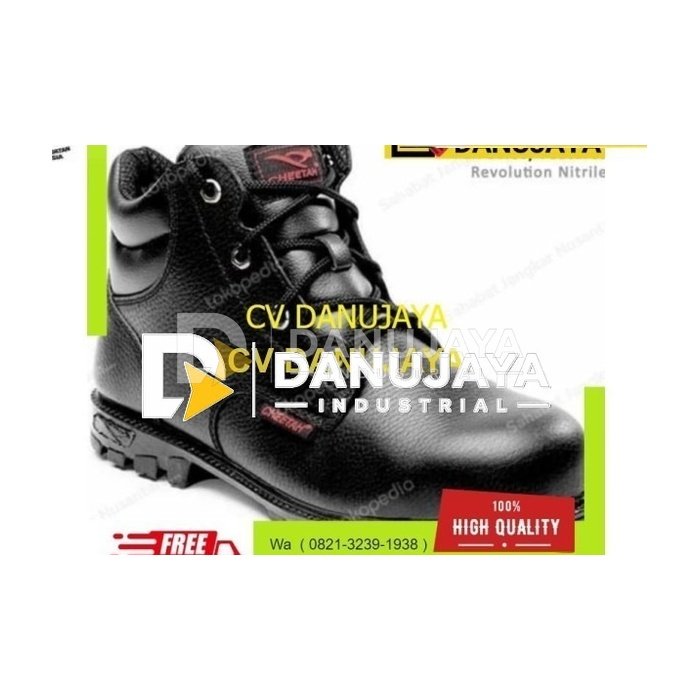 Sepatu Sol Boots Kerja Safety Proyek Cheetah 2180H Merk Cheetah