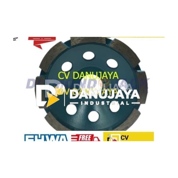 Single Row Cup Wheel Ehwa 4 Inch dan 5 Inch For Masonry - 4 Inch