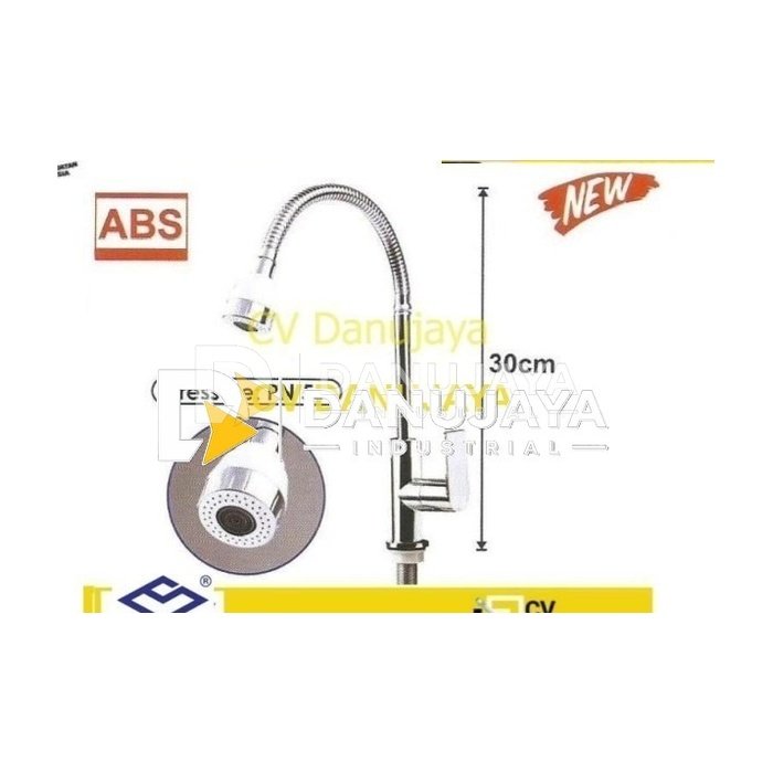Sink Faucet Kran Washtafel Duduk Tinggi 30cm 1/2 Inch Sailing SCL0301