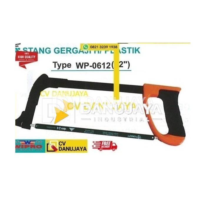 Stang Gergaji Handle Plastik Size 12 Inch Wipro WP-0612