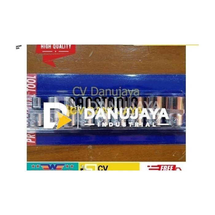 star socket set 9pcs wipro 1/2" E8-E24 mata kunci sok bintang female
